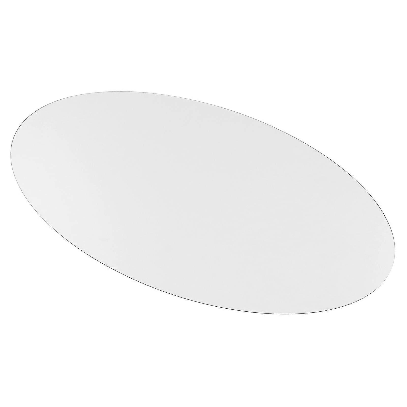 Removable Oval Mirror Wall Sticker, Living Room Sofa Background Decor