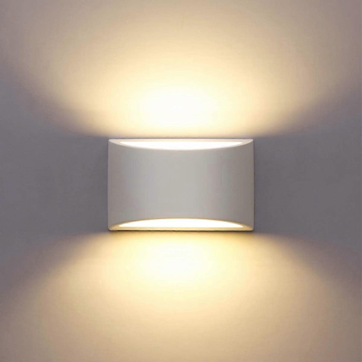 LED wall light indoor, 7W white plaster light wall light LED light