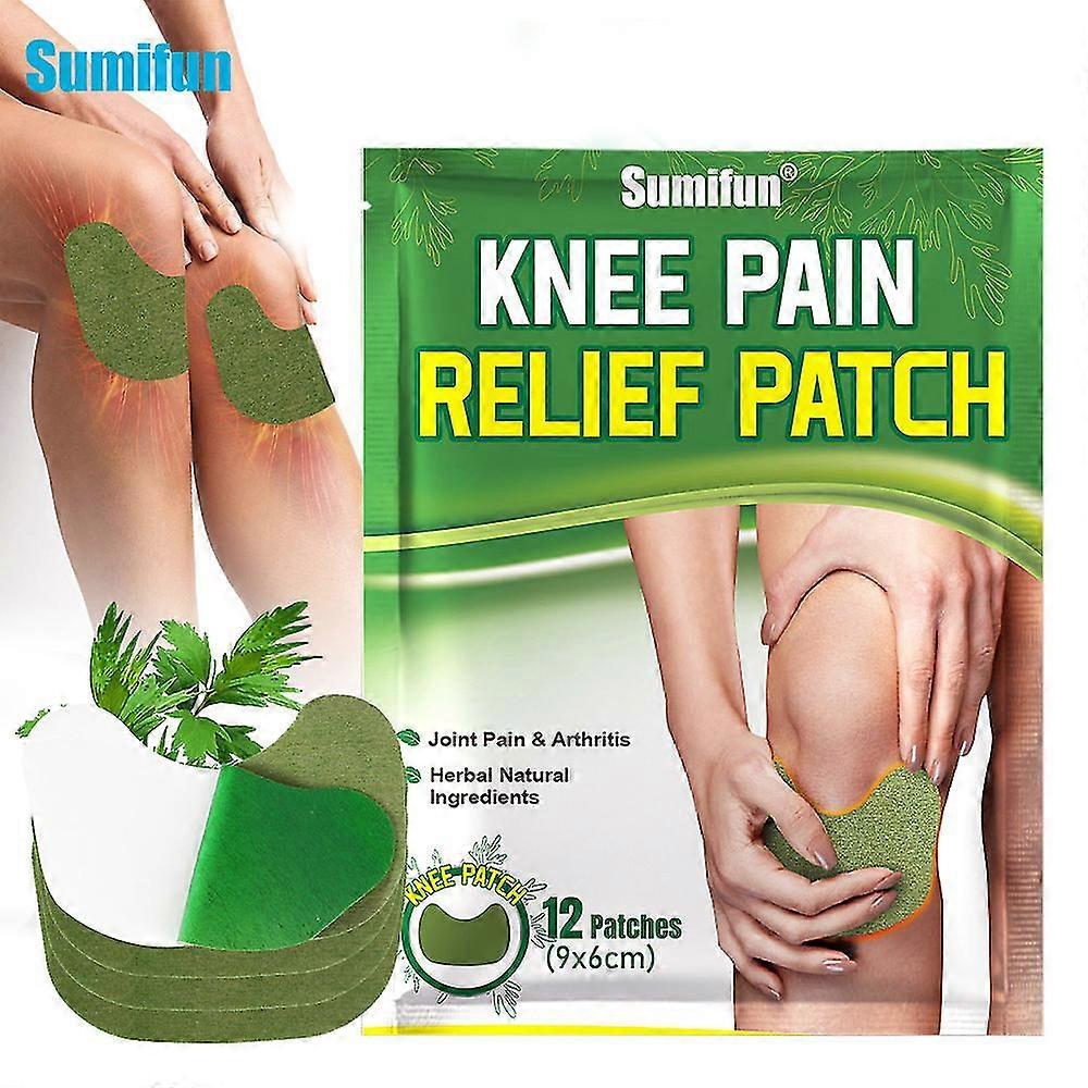Knee Pain Relief Patch Wormwood Moxa Hot Moxibustion Patch Self Heating Patch
