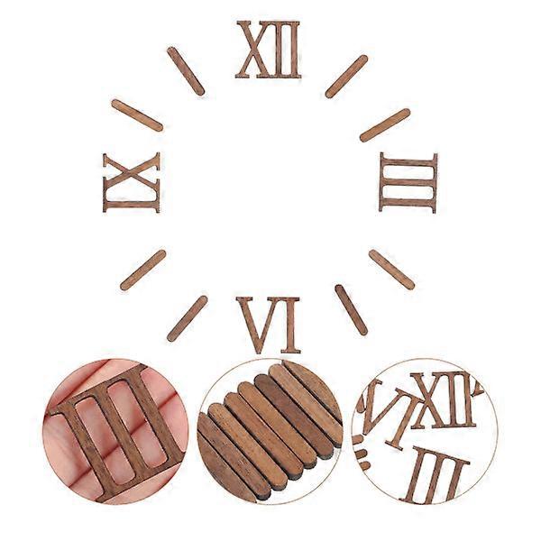 1 Set of Wall Clock DIY Roman Numerals Clock Numerals Kit Replacement Clock Numerals Clock Numbers