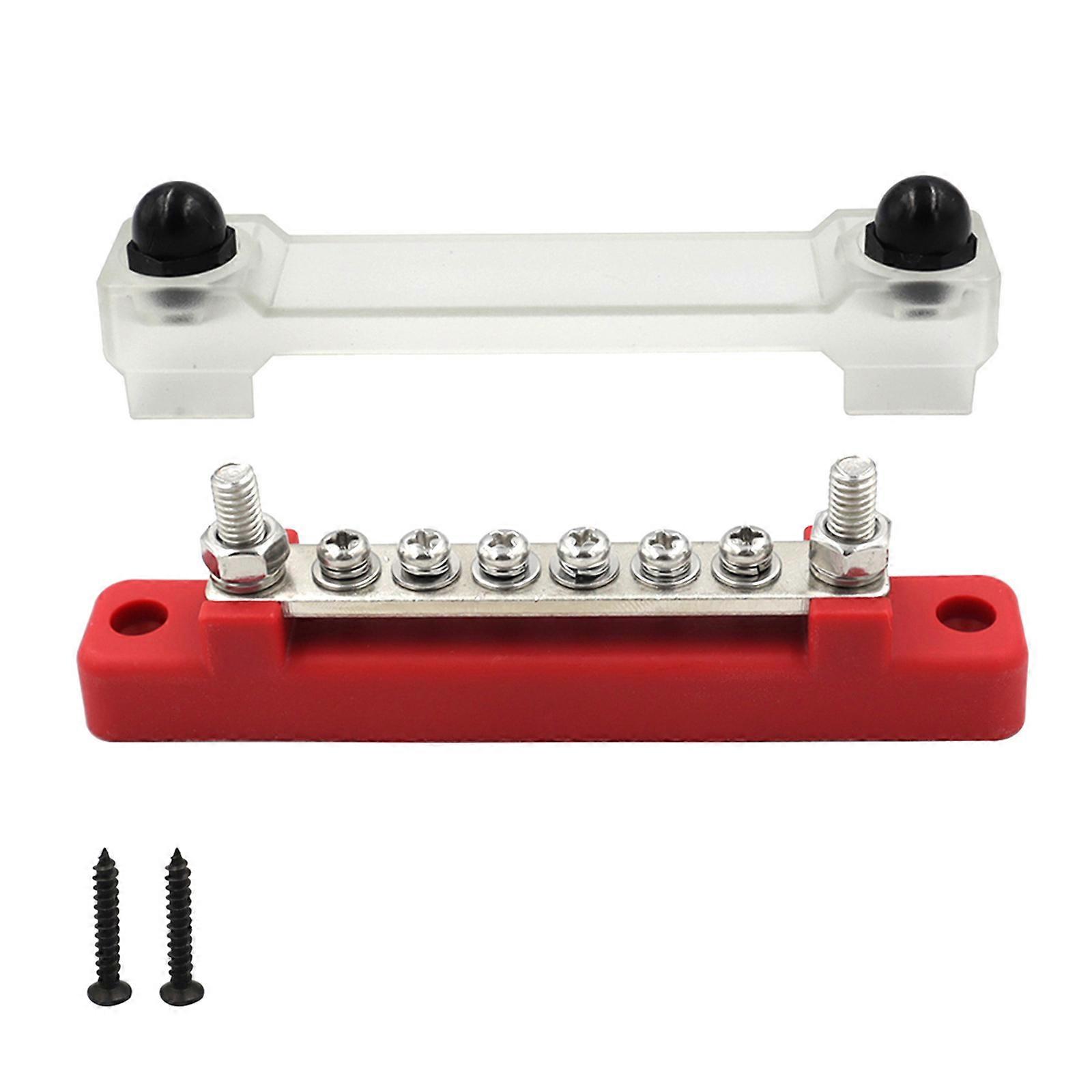 Bus Bar Ground Power Distribution Block 6/12 Terminals for Car Pickup Boat 150A