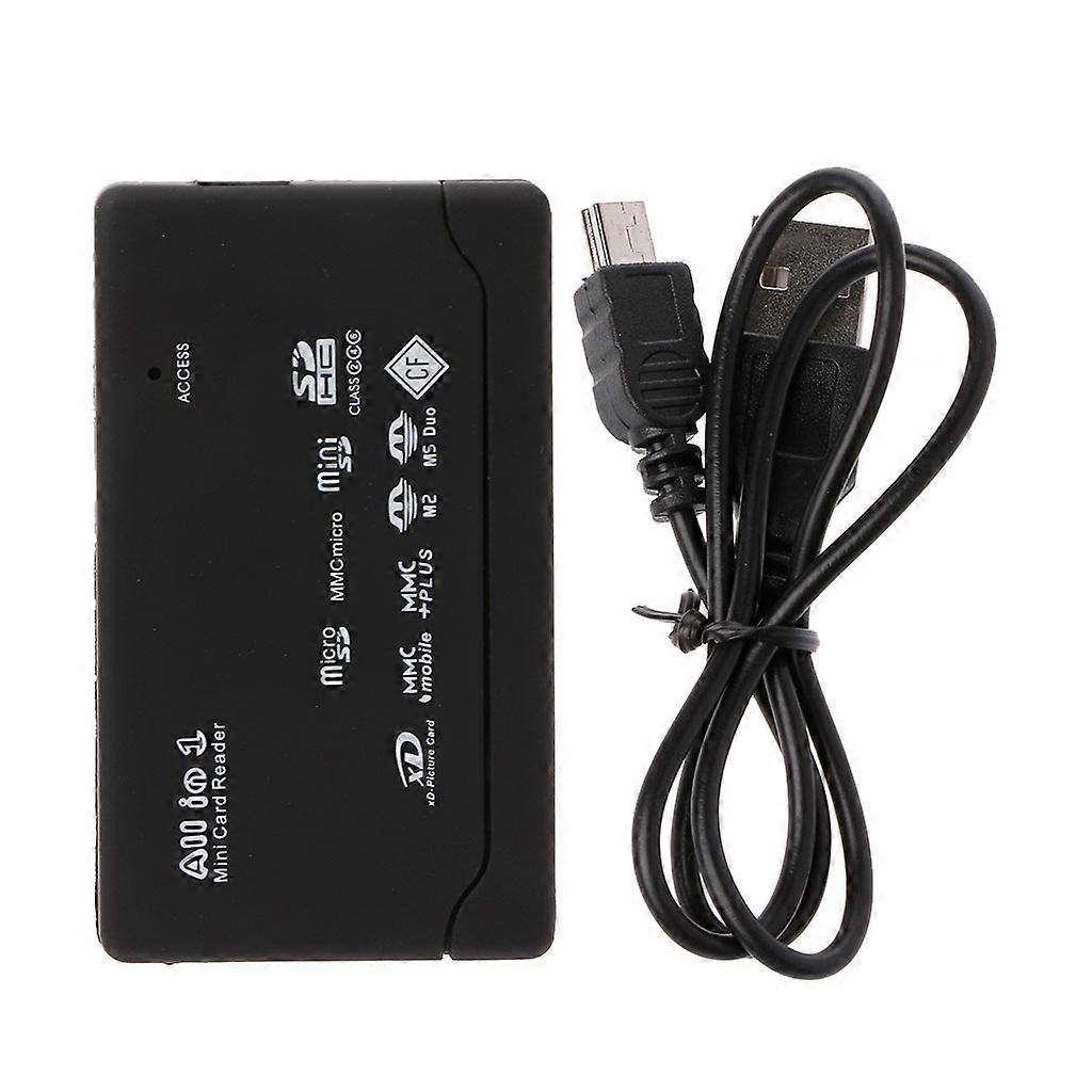 USB Multi-Card Reader, SD/TF/CF/Micro SD/XD/MS Fast Memory Card Reader/Writer