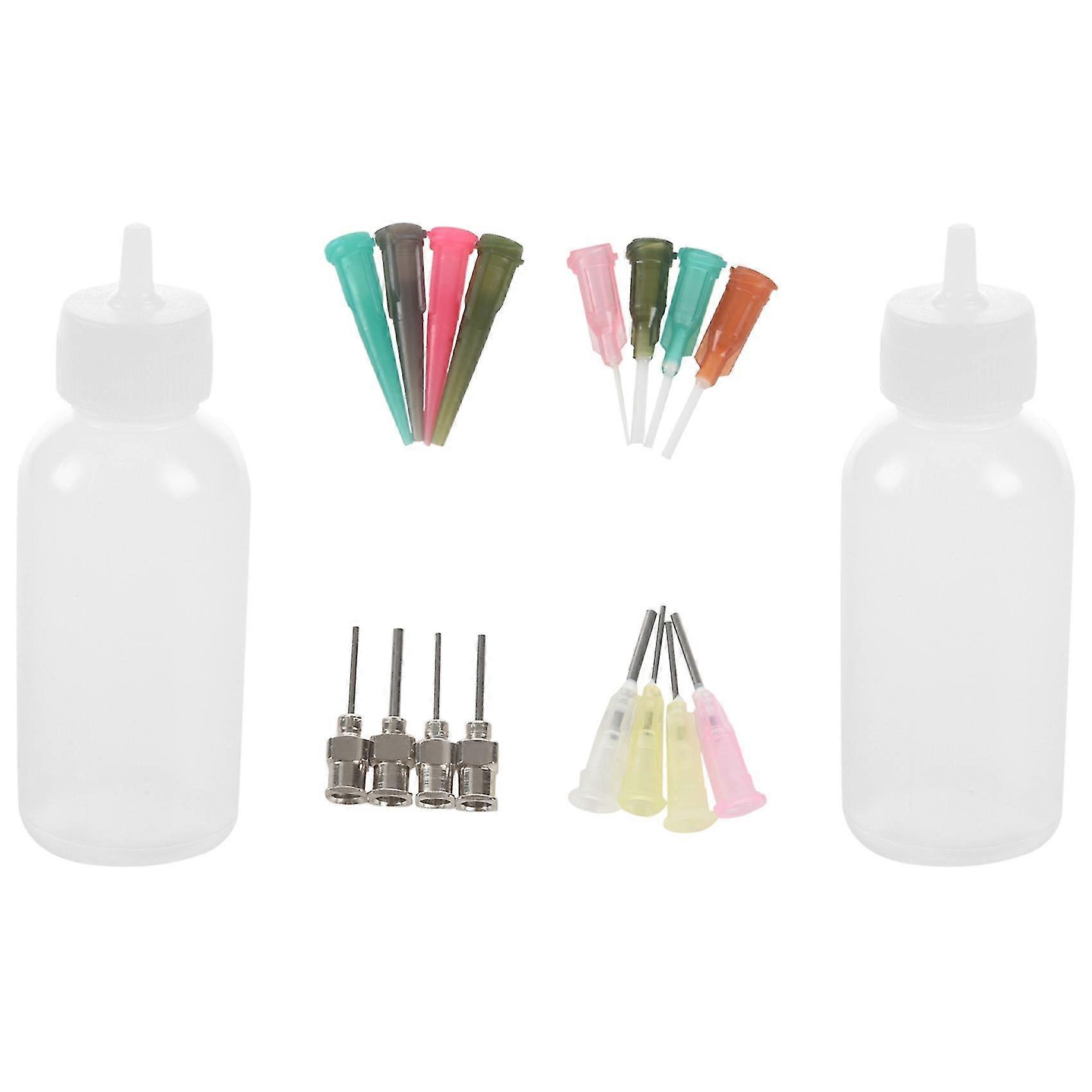 16pc/set Henna Kit Applicator Nozzles Bottles Paste Tattoo Body Art Drawing Tool Tw