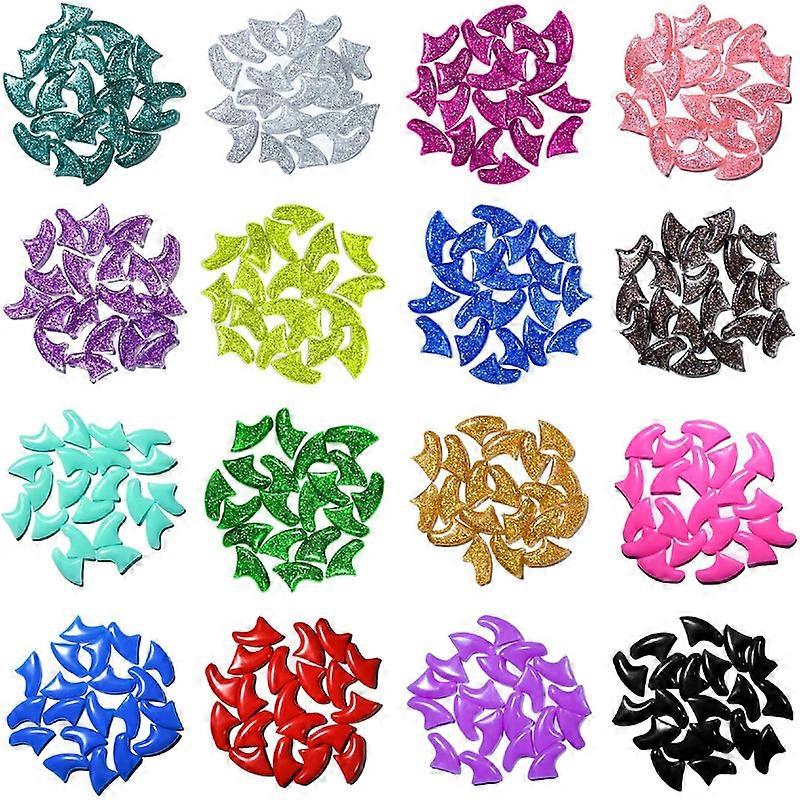 150 pcs Cat Nail Caps, Cat Claw Covers Tips with Adhesives and Applicators