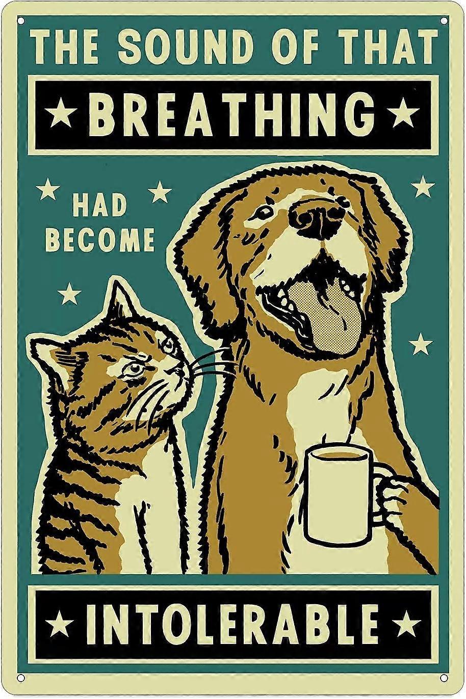 猫ビスケット猫レトロヴィンテージ装飾金属錫看板アート装飾鉄塗装8x12インチ