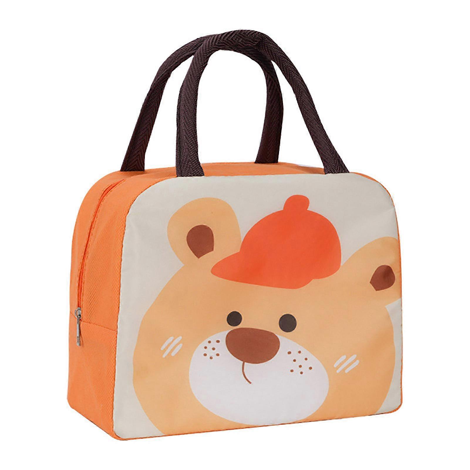 Portable Fridge Thermal Bag Lunch Box Container with Handle Zipper Closure Waterproof Lunch Box Tote Cooler Bag Pouch Jikaixiang