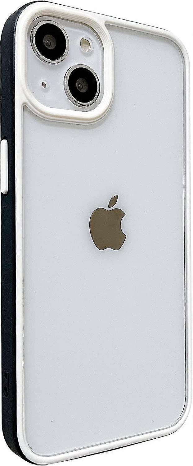 Candy Color Edge Clear Soft compatível com iPhone Case (Rosa, iPhone 11)