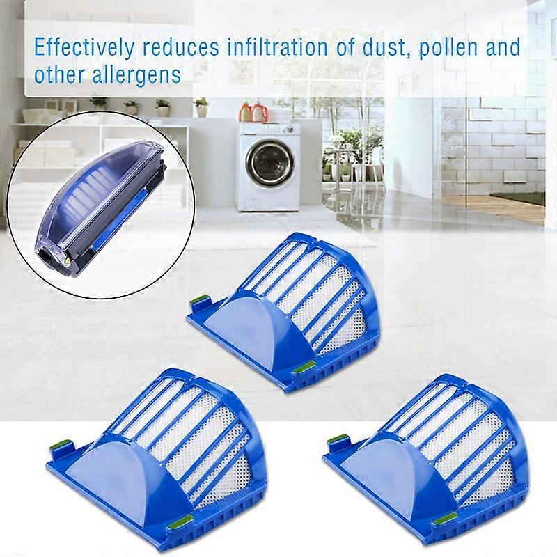 Replacement Filter & Brush Kit For IRobot Roomba 600 Series (620, 630, 650, 660, 690)