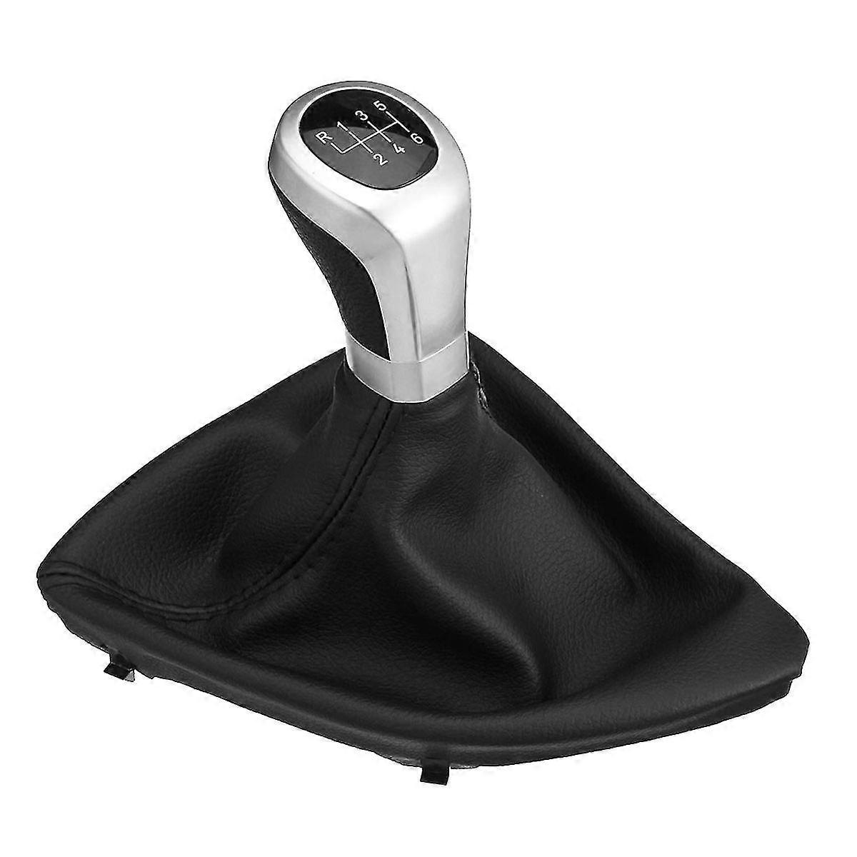 2024 6 Speed Manual Gear Shift Knob Shifter Lever Boot Cover For- 1 Series E81 E87 E87lci E88 E82