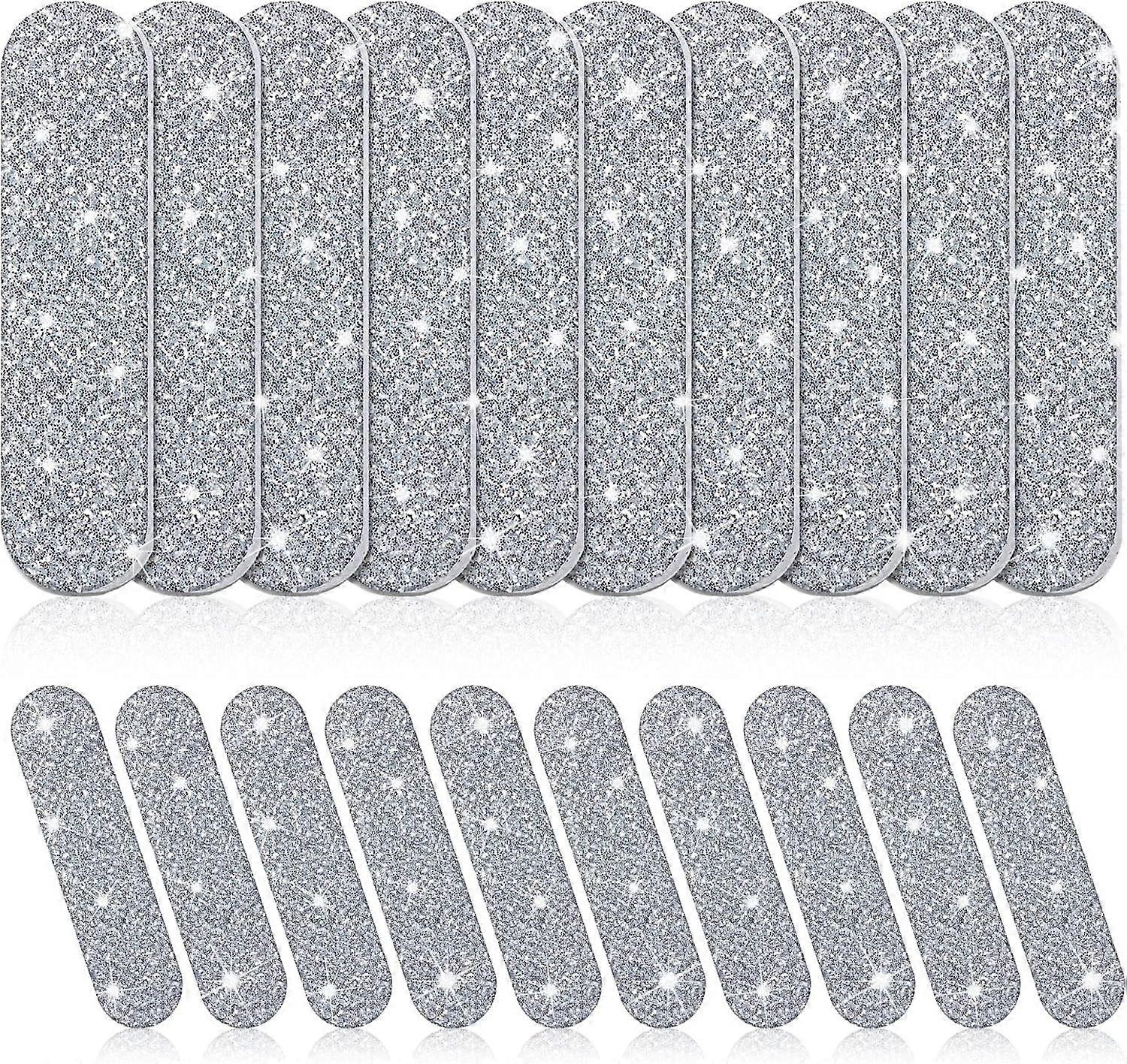 100 Pack Nail Files Double Sided Emery Boards Manicure Tools (Classic Style)