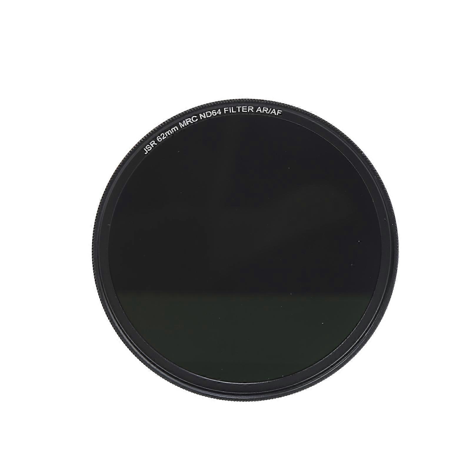 Junestar ND MRC ND64 UltraThin Dimming Lens Filter Waterproof for SLR Mirrorless Camera62mm / 2.4in (JSR5422)
