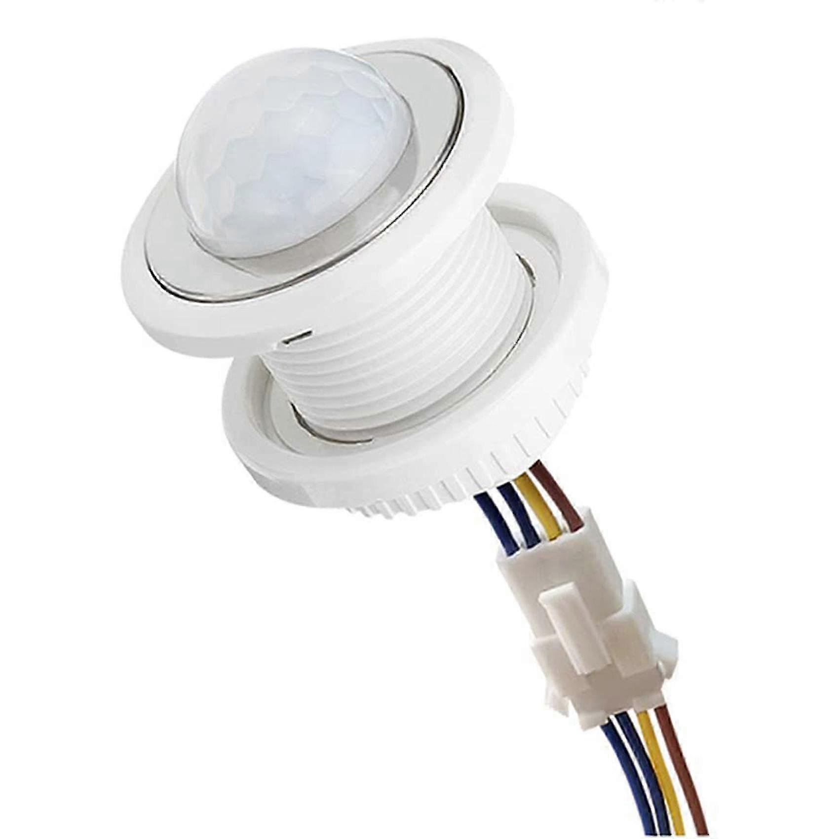 Mini Motion Sensor Light Switch 110-220v Pir Sensor Smart Detection Time Delay Adjustable Infrared - JA