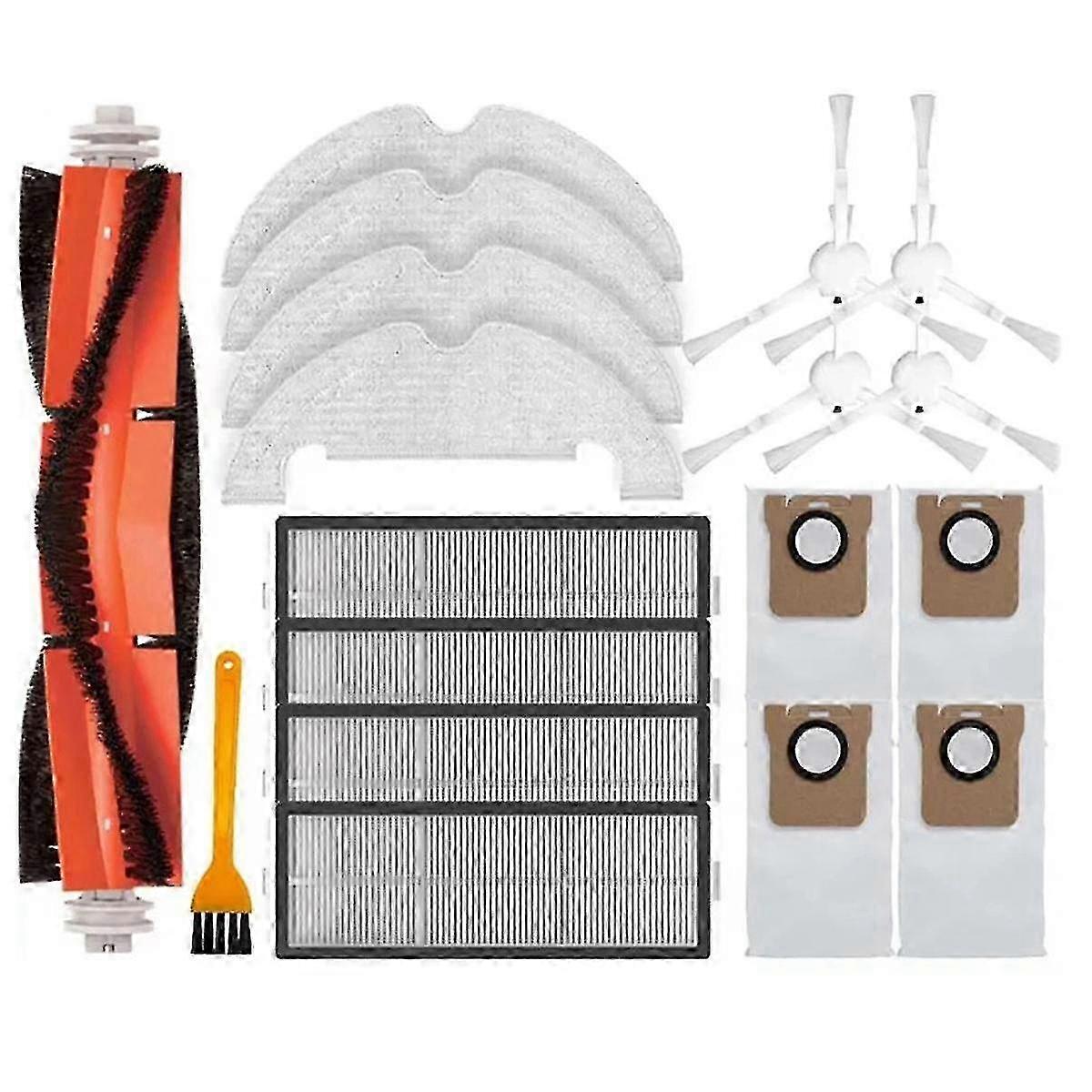 Hepa Filter Mop Cloth Side Main Brush Dust Bag For Bot D10 Plus Rls3d Vacuum Cleaner Spare Parts Ac