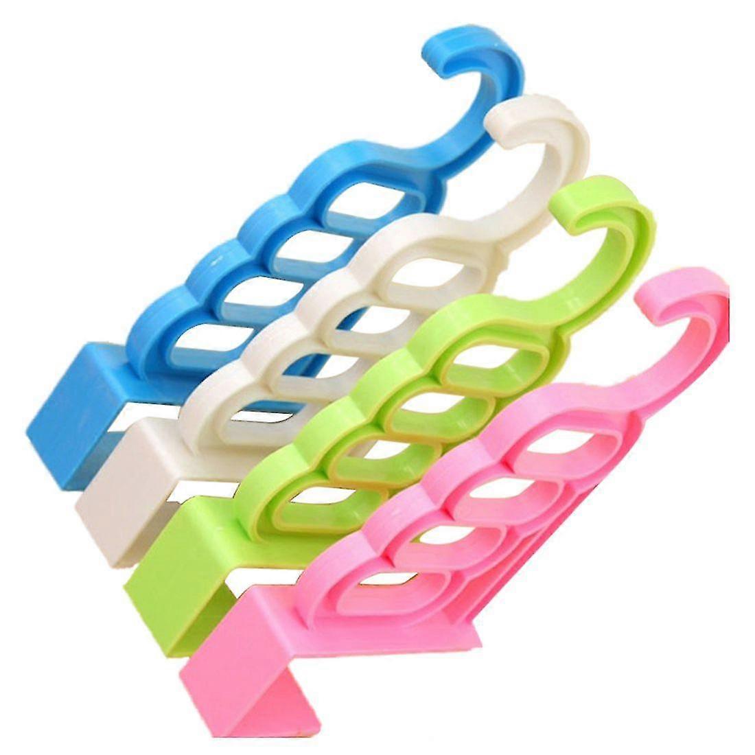 Over The Door 5 Hooks Clothes Garment Hanger Hook Abs Home Hanging Hooks