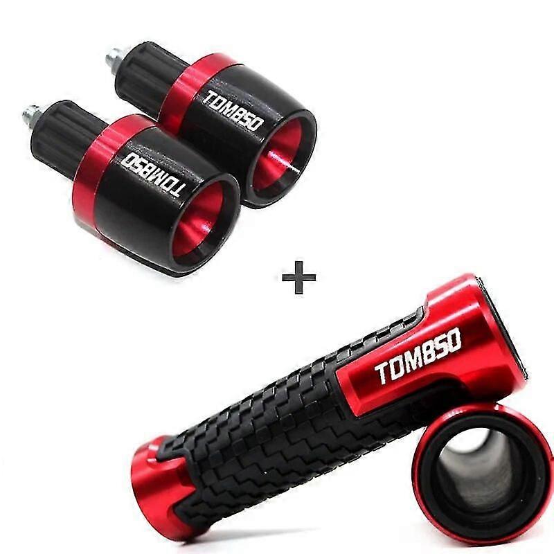 22mm 7/8» λαστιχένια λαβή λαβών τιμονιού CNC για YAMAHA TDM850 1991-2002 TDM 850 1992 1993 1994 1995 1996 1997 1998 1999 2000 Μπόρις