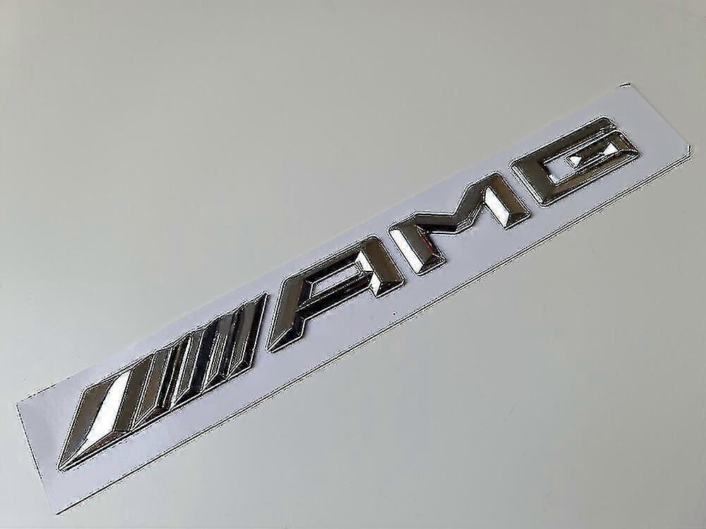 Pour AMG Silver Chrome Rear Boot Badge Emblem Boris