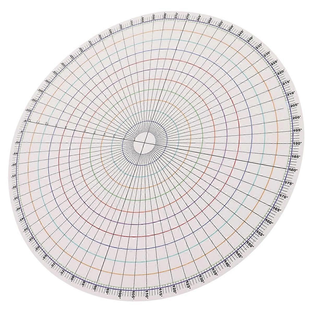 Pottery Clay Divider Tool Equal Circle Protractor Rotary Disc Ceramic Pottery Trimmer Tool Circle Scale Ruler