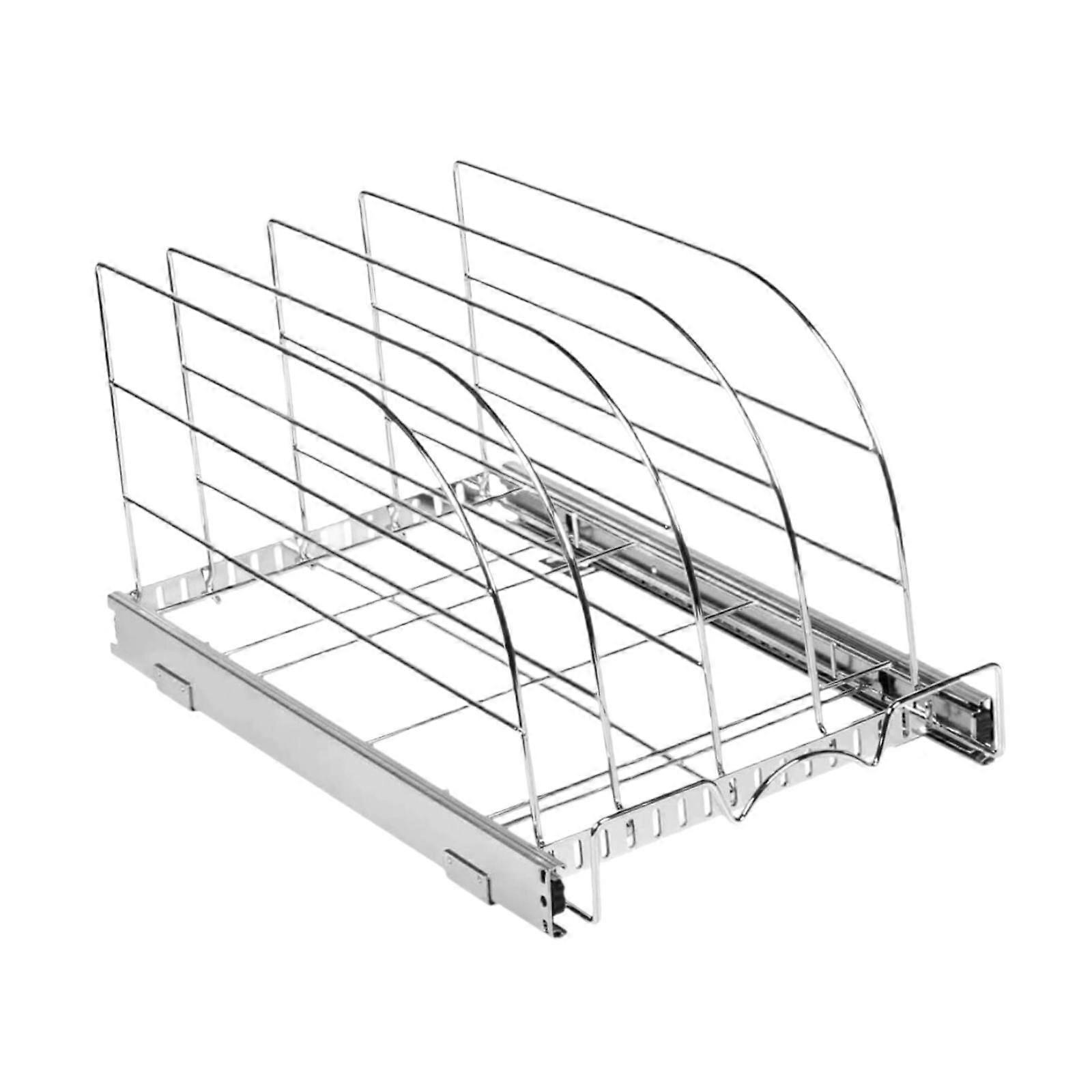 Pull Out Organizer Stable Cutting Board Holder for Pantry Restaurant Kitchen L