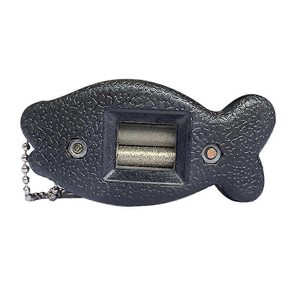 Edge Blade Sharpener Two-sided Diamond Hand Pattern Knife Skate Sharpening Tool With Key Chain