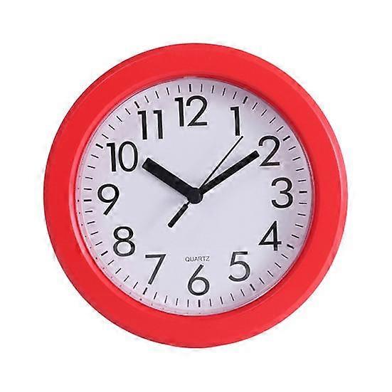 Modern Wall Clock Large Numerals Design Easy-to-Read Battery Operated Silent Non-Ticking Decorative Hanging Clock