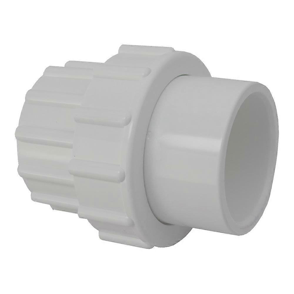 2in Plastica White Socket Union P P - Single