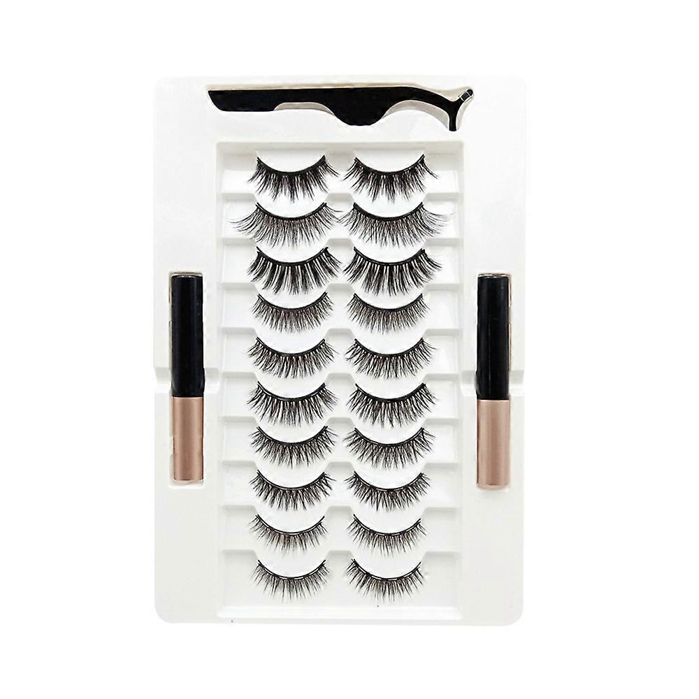 Magnetic Eyeliner Kit, Reusable False Eyelashes
