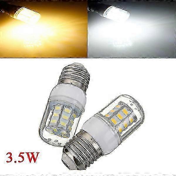 3.5 واط E27 أبيض / أبيض دافئ 5730smd 27 LED لمبة ذرة 110 فولت