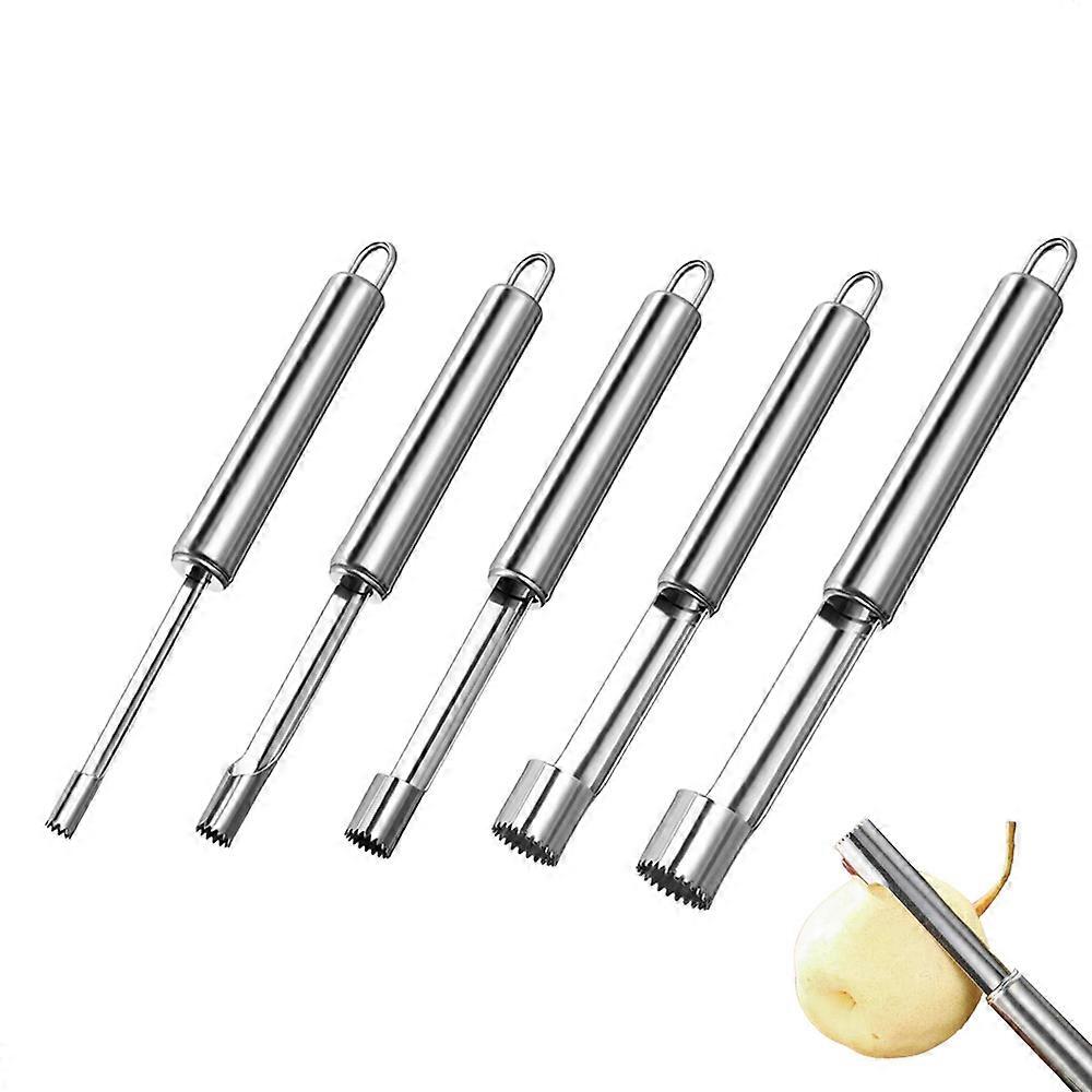 Multifunctional fruit corer set, stainless steel corer, suitable for home kitchen