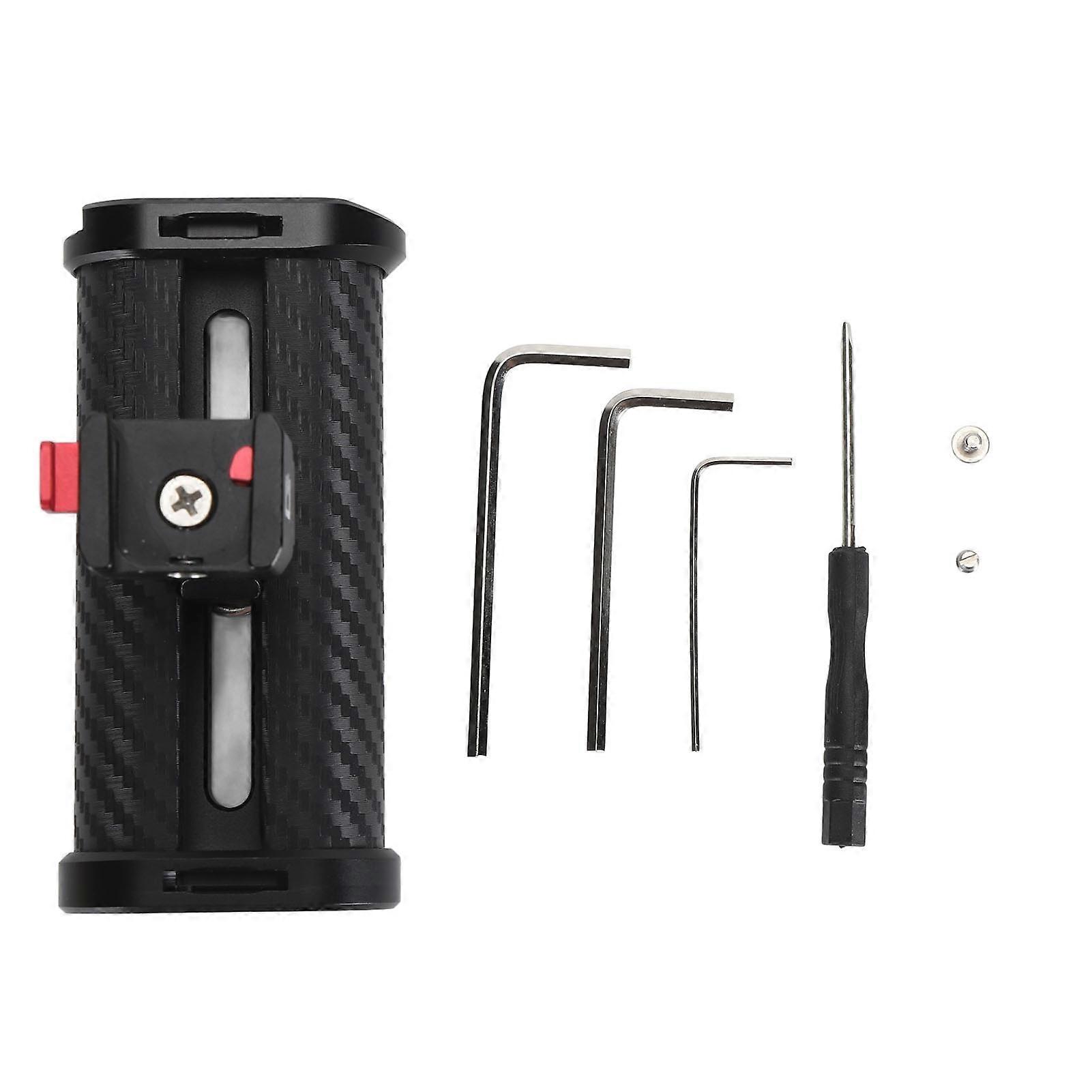 1/4in Thread Aluminum Alloy Camera Cages Side Handle Quick Release Universal Camera Cage Handle Grip