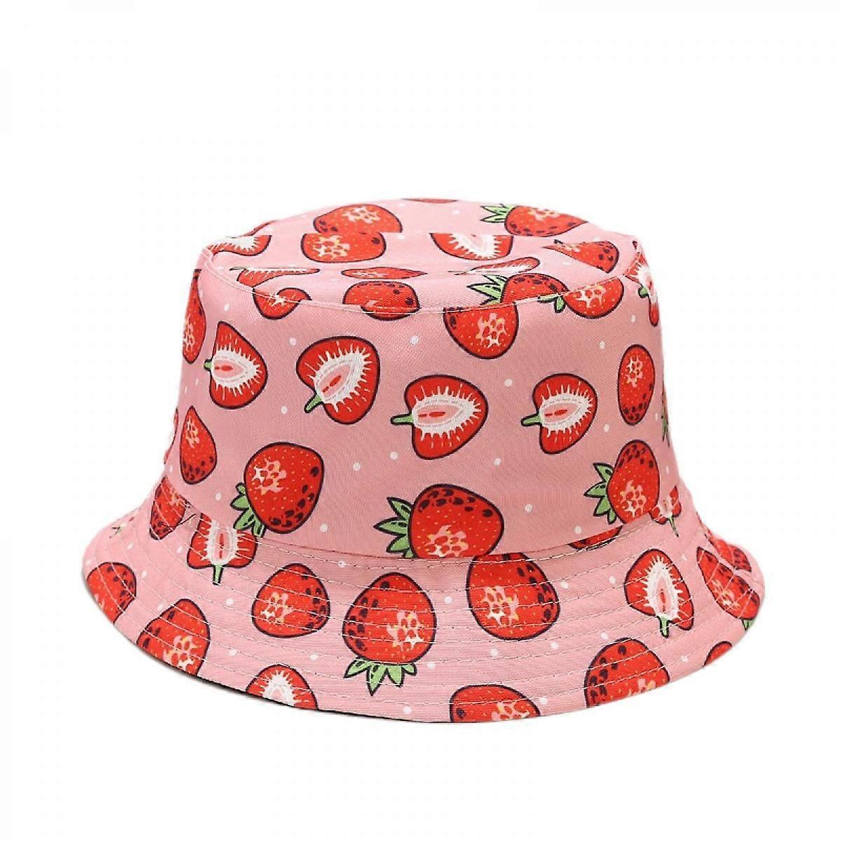 Wekity Unisex Print Double-Side-Wear Reversible Bucket Hat (HATM009)