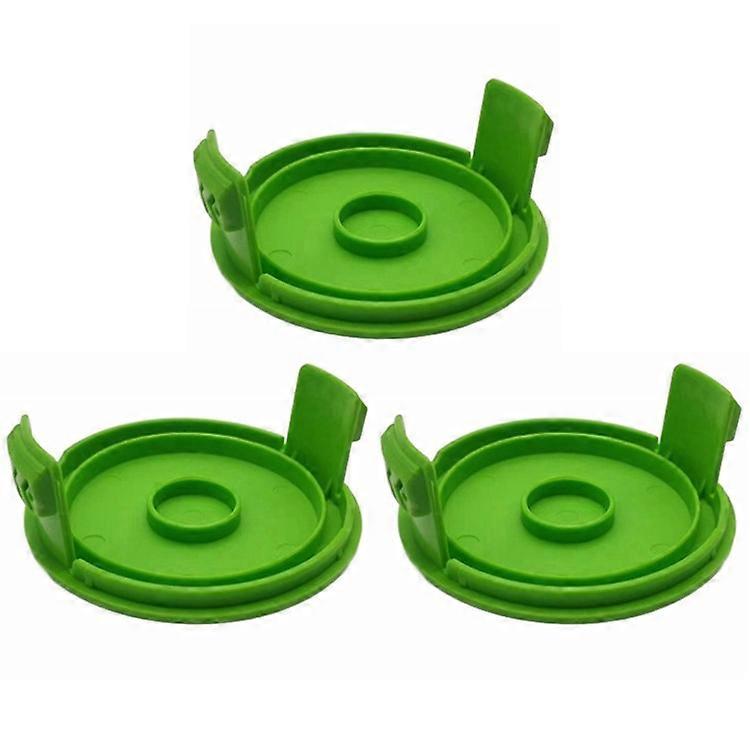 3Pcs Plastic Spool Cap Compatible For Greenworks 21272 / 21212 Lawn Mower Replacement Part, 3410468