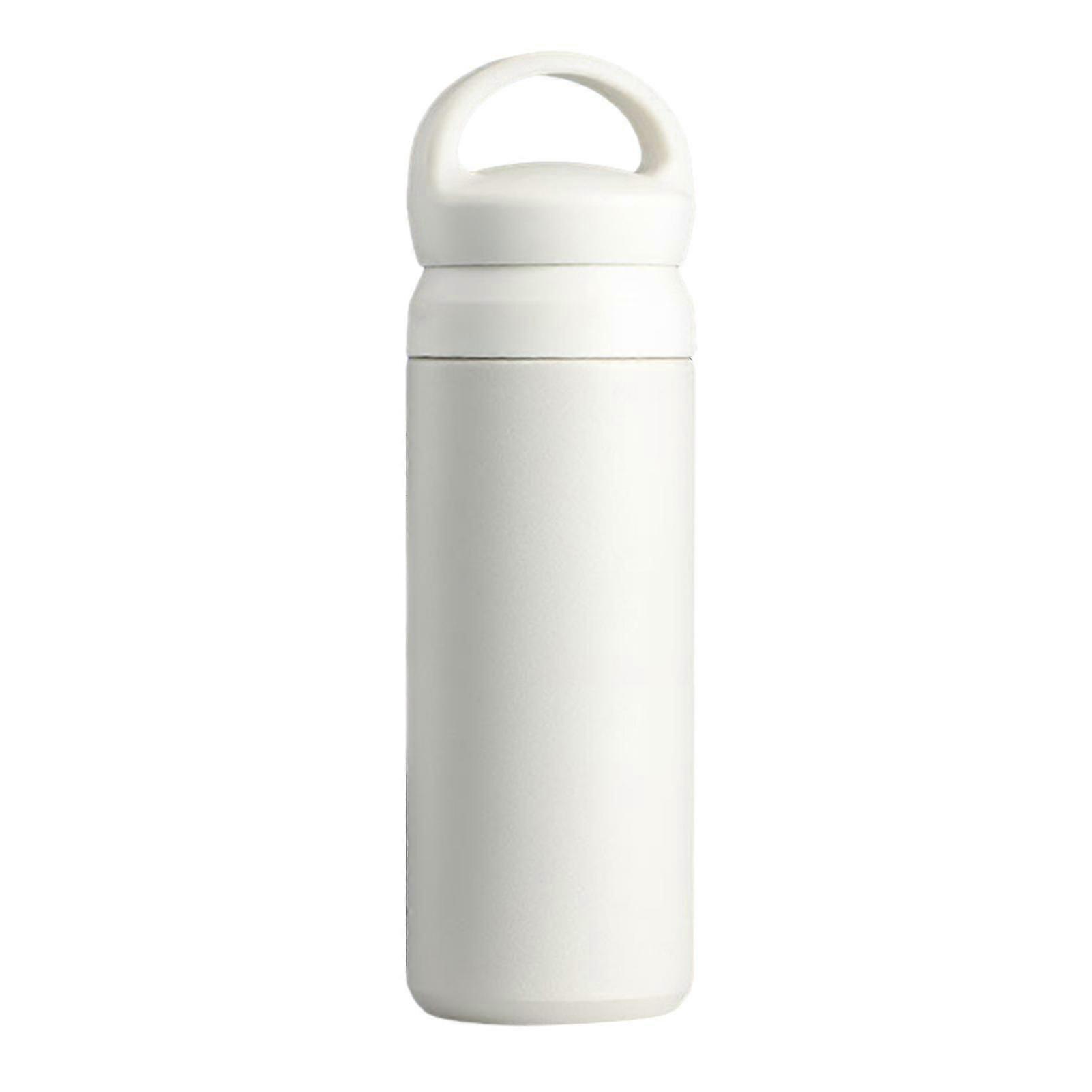 350ml/500ml Simple Insulated Bottle with Handle Multipurpose Vacuum Flask Cup for Women Men
