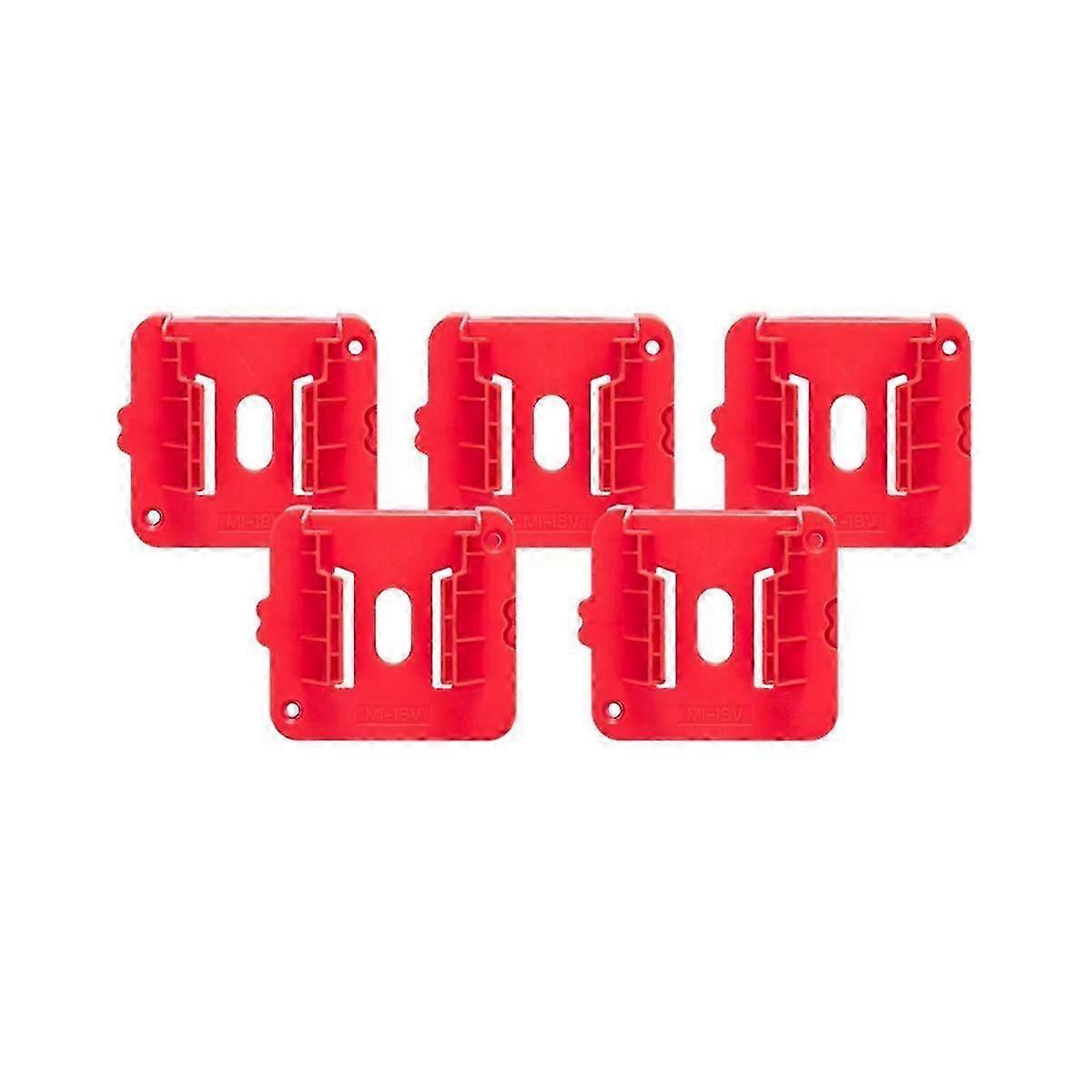18V Battery Holder, Wall Mountable Storage for Work Van, Shelf, Toolbox