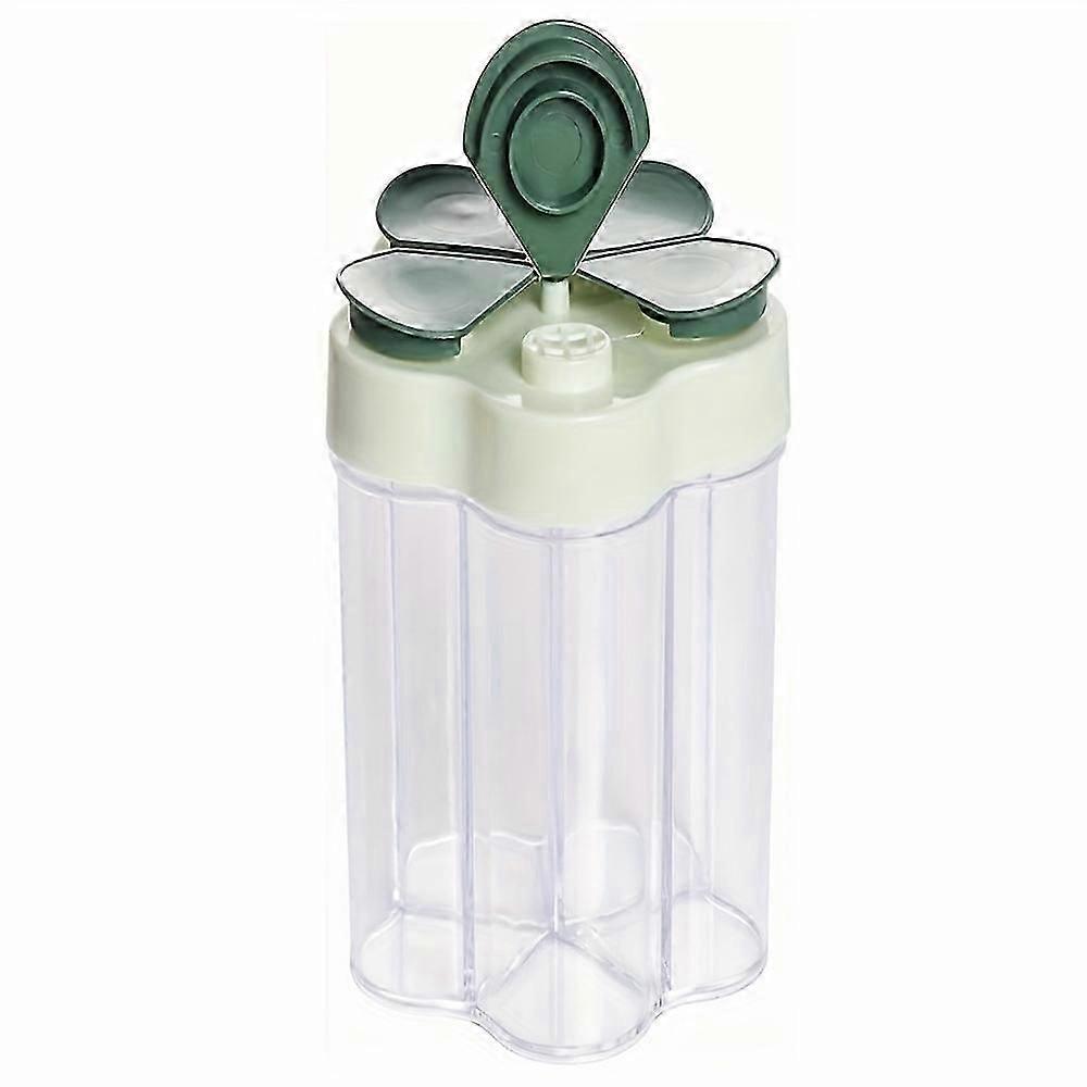 Storage Container, 5 In 1 Divided Spice Storage Containers With Lid, Portable And Reusable Spice Sealed Box, For BBQ, Camping, Hiking And Picnic, Kitc