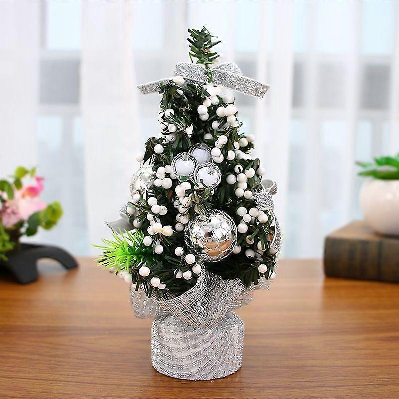 Mini Pre-lit Christmas Tree Without Led Lights Xmas Ornament Tabletop Home Gift