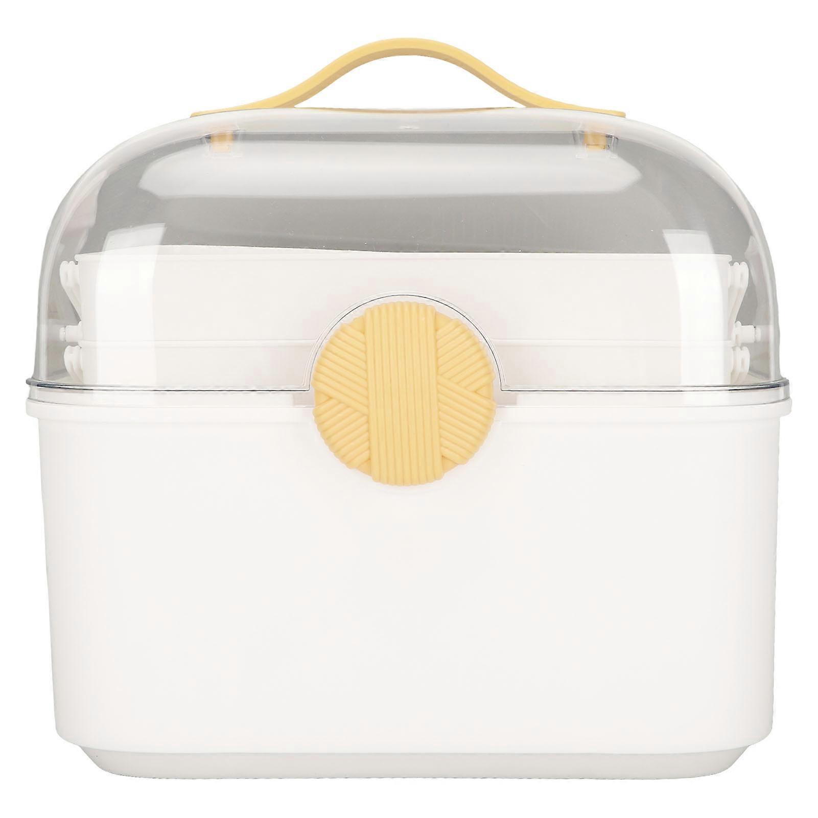 Large Capacity Dustproof Storage Box, Sealed Organizer with Handle