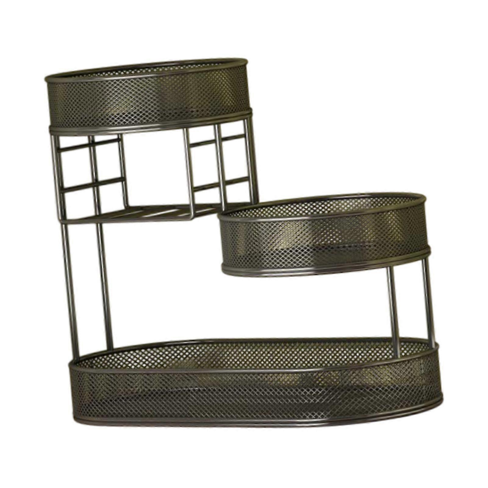 Fruit Basket Serving Tray Bread Basket Vegetable Rack for Bread Veggie Onion Gold