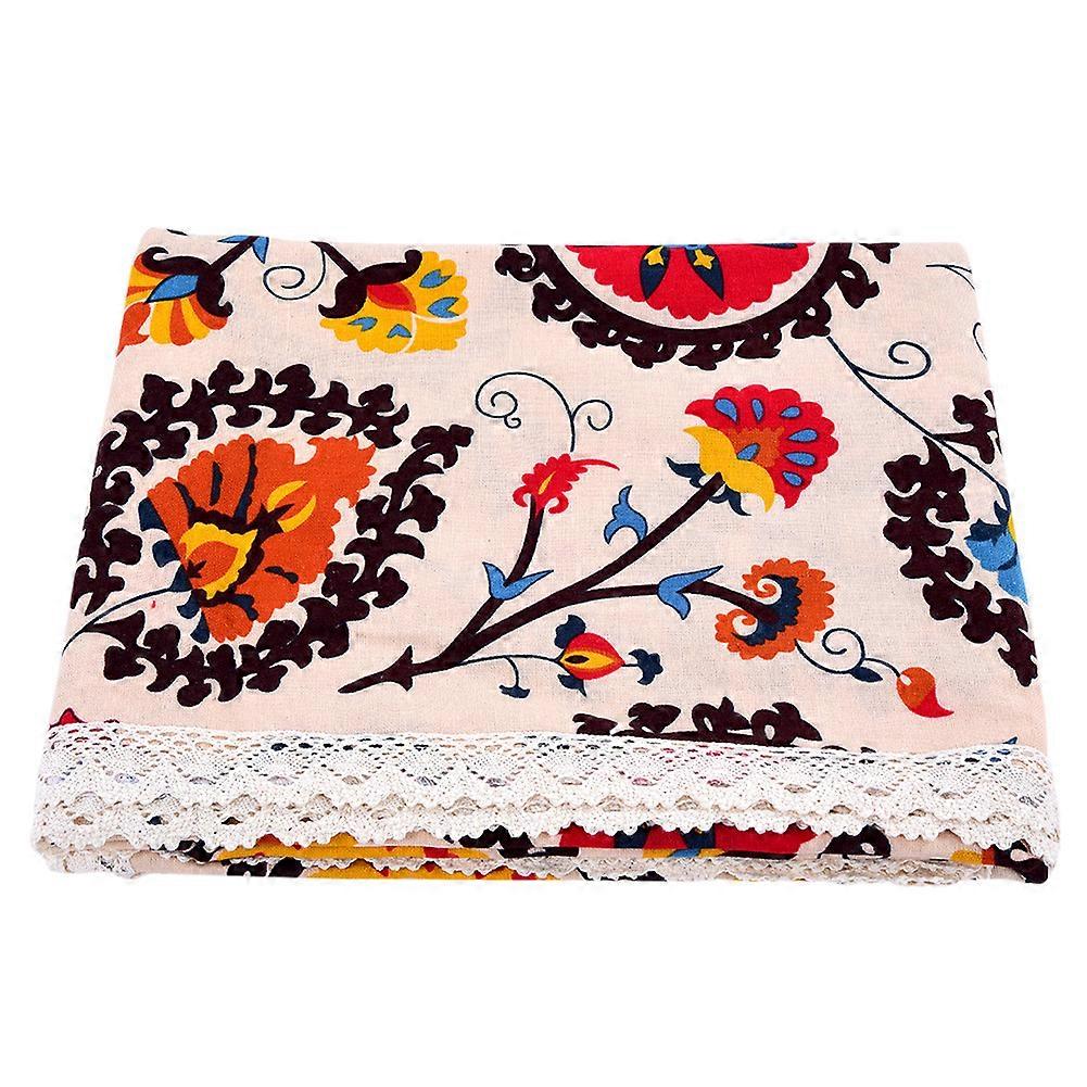Cotton linen tablecloth Table cover 140 x 180 cm
