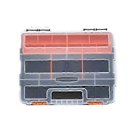 Portable Multi Grid Impact Resistant Screw Tools Parts Storage Box Container