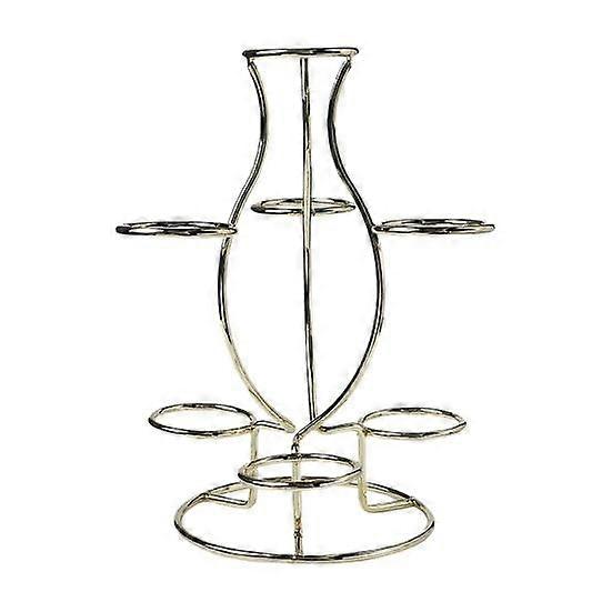 Sphere Metal Display Stand 7 Faux Crystal Ball Decorative Glass Fortune Ball Globe Stone Show Holder Organizer Rack Home Office Desktop Decoration