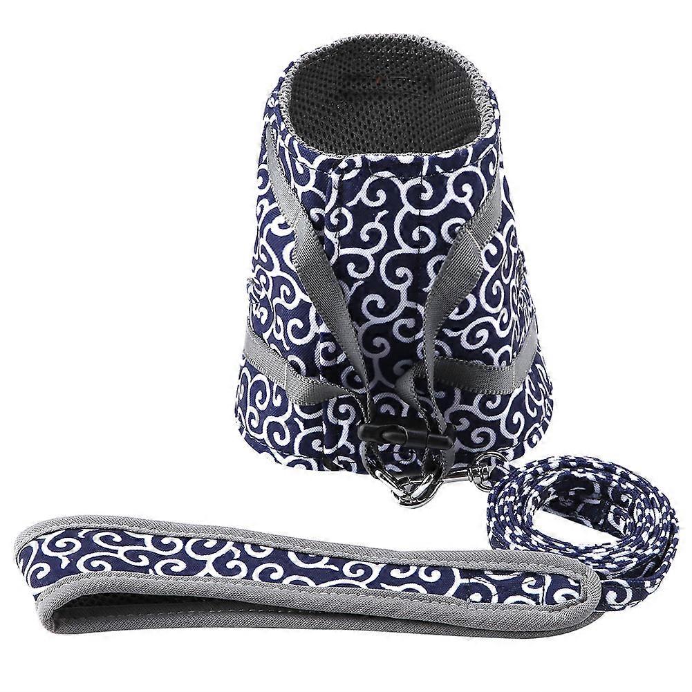 Escape Proof Cat Harness Padded Vest with Adjustable Soft Mesh Leash for Cat Walking and Outdoor Adventures