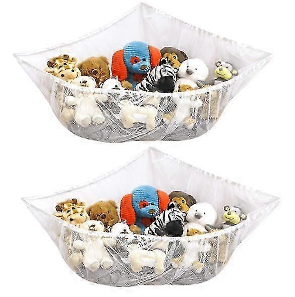 Plush toy storage hanging hammock