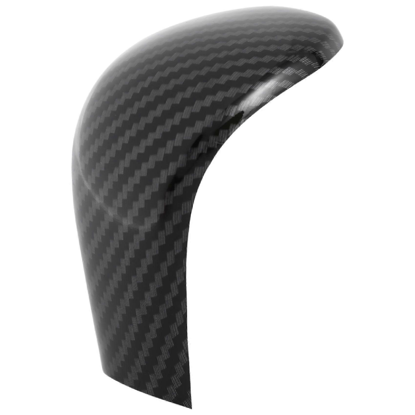 适用于 Navara NP300 2016-2019 汽车碳纤维换挡旋钮头罩装饰贴纸配件