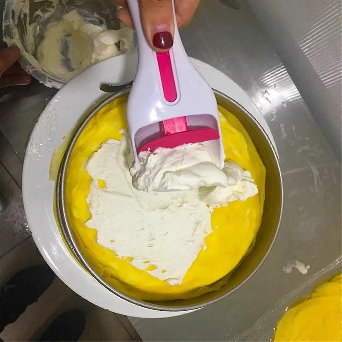 Cake Batter Distribution Scoop, One-Touch Sliding Button Dispenses Batter, Home Batter Dispenser Bak