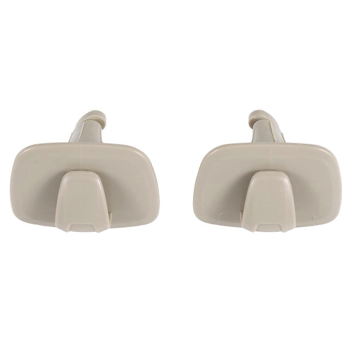 2Pcs Car Beige ABS Interior Roof Hooks for V90 S90 XC40 XC60