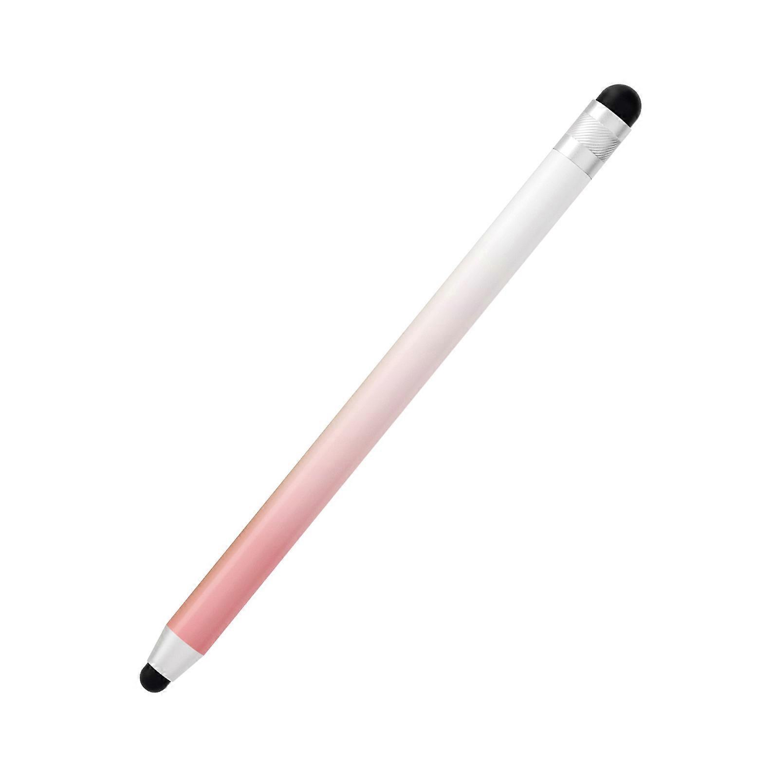 Ergonomic Grip High Sensitivity Capacitive Touch Pen Stylus Comfortable Long Term Use Creative Work Note Taking Anywhere white powder