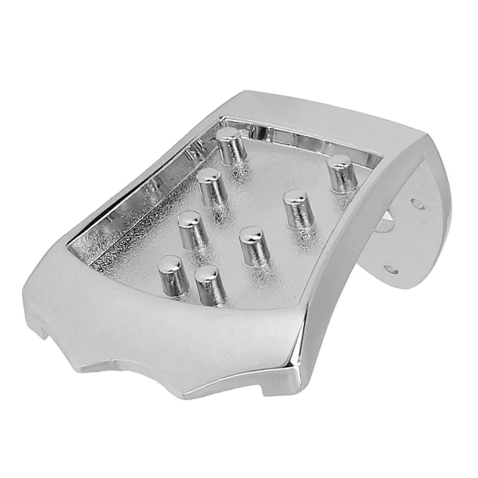 Metal Tailpiece for 8 String Mandolin with Belt Buckle and Screws - Stringed Instrument Accessory