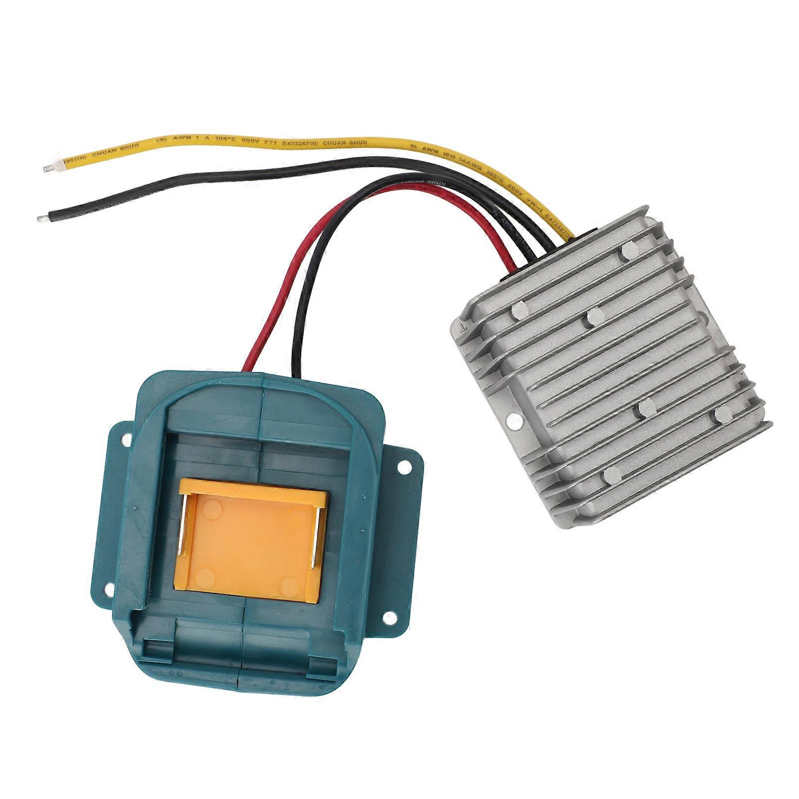 18V to 12V DC Voltage Regulator 15A 180W Reducer Converter Battery Adapter for BL1850B BL1860B BL1830B BL1840B BL1820B