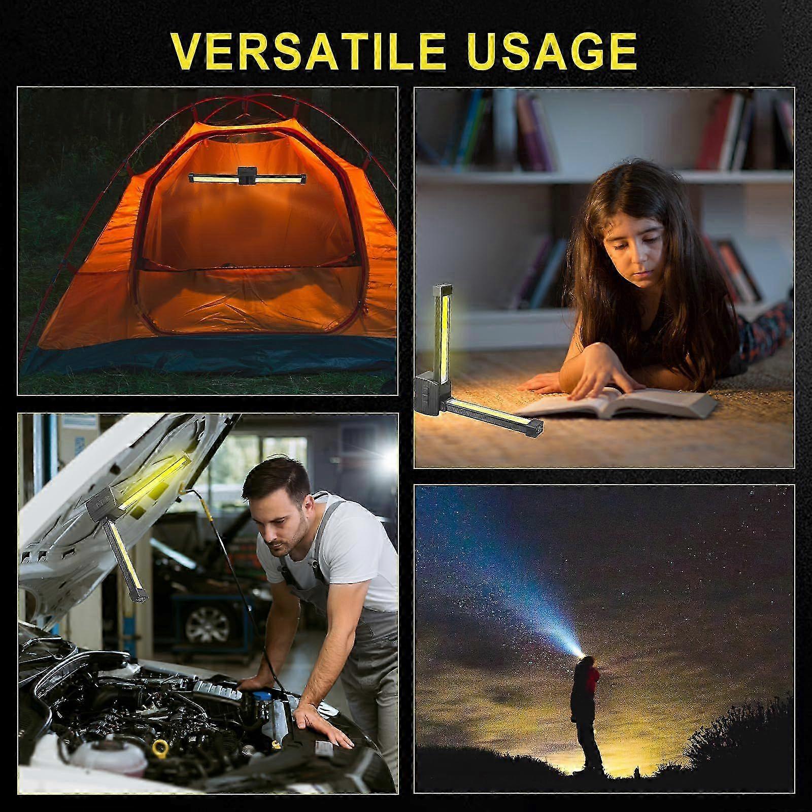 Afenau Posing Lampe Gym - Vielseitige LED-Leuchte Mit Magnet Und Haken