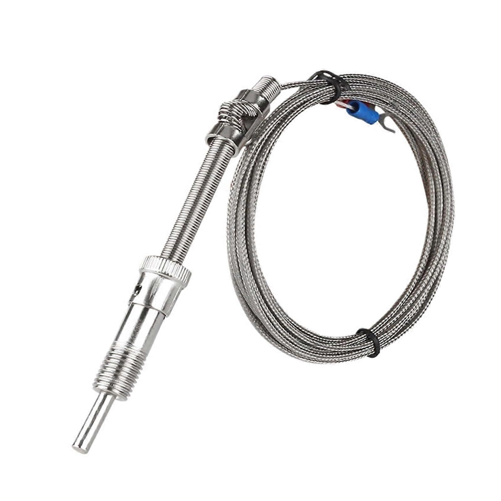 Thermocouple Temperature Probe Sensor Type K/E M121.5 Compression 1-5m Spring Wire for E Type Temperature Controller
